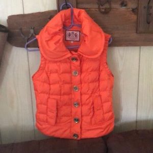 Juicy couture orange vest